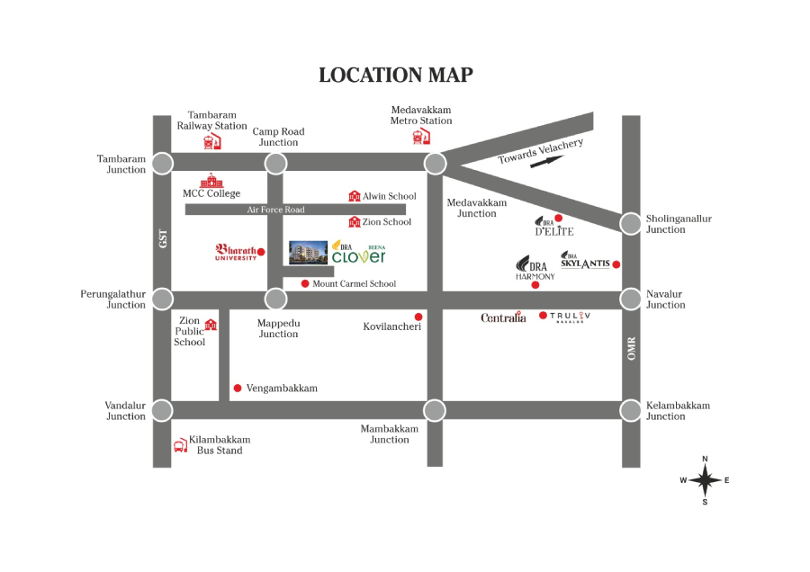 Location Map of DRA Clover Location Map of DRA Clover